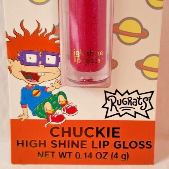 New Chuckie Lip Gloss Pink High Shine Funko Rugrats Limited Edition Make-up - Picture 3 of 6